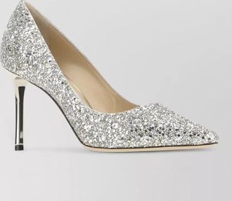 Jimmy Choo London embellished leather pumps