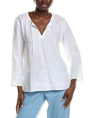 Eileen Fisher Eileen Fisher Round Neck Linen Top