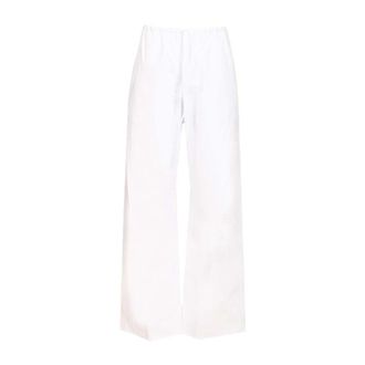 Matteau Trousers - female - Matteau - Wide Trousers - White - XL - Trousers