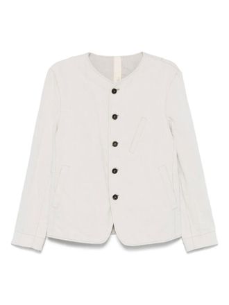 Forme Dexpression collarless jacket - White