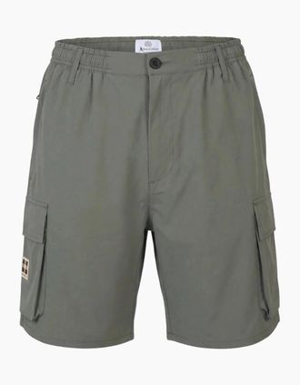 Aquascutum Mens Aquascutum Active Shell SP Salvia Light Green Shorts - Grey - Size: 39/38/32