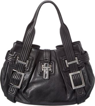 Roger Vivier Leather Hobo Bag