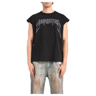 Acupuncture Sleeveless Tops, male, Black, Size: XL Sleeveless Top