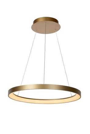 Lucide VIDAL Dimmable Adjustable Stylish Indoor Modern LED Pendant Light in Gold