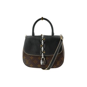 Louis Vuitton Louis Vuitton stoffen schoudertas met ketting