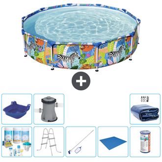 Bestway Piscina Bestway Steel Pro Redonda - Selva - 305x66 Cm - 7-piezas S21647