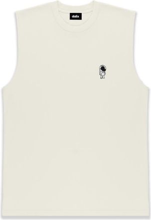 Dalix Astronaut Midweight Jersey Tank in Ecru at Nordstrom, Size Xx-Large