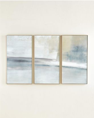 Benson-Cobb The Revine Hand-Embellished Giclee Triptych