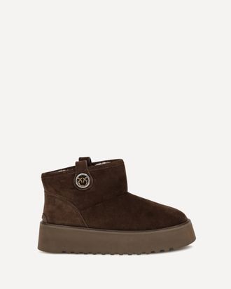 Pinko Martina 08 suede Boots Female 38