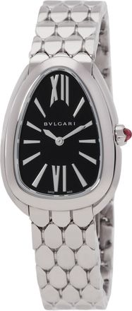 Bulgari Serpenti Seduttori Quartz Black Dial Ladies Watch 103952