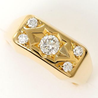 C&A Yellow Gold Yellow Gold (18K) Band Ring (Pre-Owned)