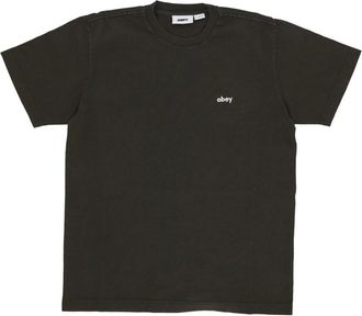 Obey Lowcase Pigment Tee - Heren - T-shirts - Groen - XL - Katoen - Tops