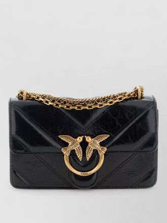 Pinko love bird shoulder bag chain strap