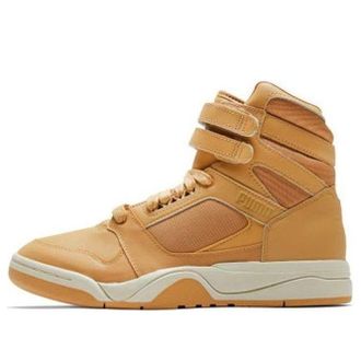 Puma PALACE GUARD MID COURTSIDE Brown White 370069-02