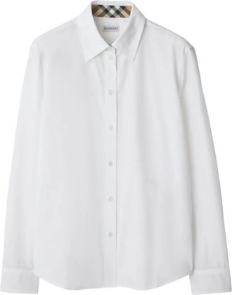Burberry White Poplin Shirt