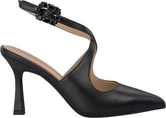 Alma En Pena Alma EN Pena, Schoenen, Dames, Zwart, 35 EU, Gevlochten band hak schoen