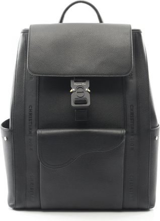 Dior Black Leather Backpack (Pre-Owned)