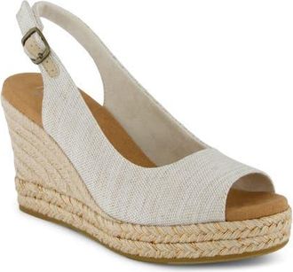 Toms Camill Slingback Sandal in Natural at Nordstrom, Size 9.5