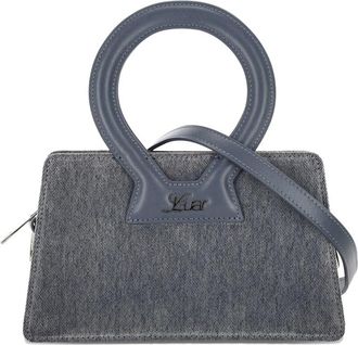 Luar Enzyme Round-handle Logo Tote Bag