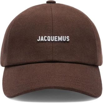Jacquemus Cappello da baseball The Gadjo - Marrone