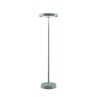 Zafferano L&aacute;mpara de pie solar zafferano de 65 w, color salvia, 156 cm