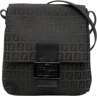 Fendi Pre-owned Cross Body Bags, female, Black, Size: ONE SIZE Pre-owned Shoulder Bag