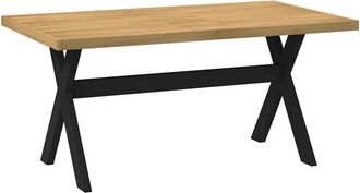 vidaXL Vidaxl - Mesa comedor noain patas forma x madera maciza pino 160x90x75cm