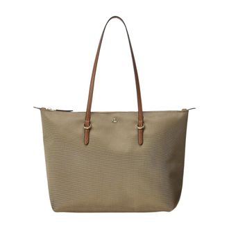 Ralph Lauren Tote Bags, female, Green, Size: ONE SIZE Keaton 26 Tote Medium