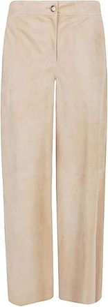 Via Masini 80 Mujer, Pantalones, Beige, Talla: M