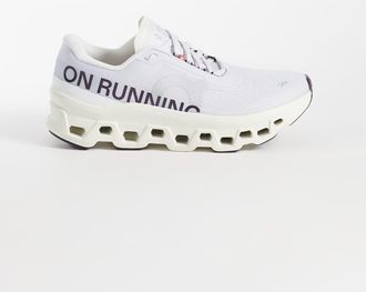 On Cloudmonster 1 sneakers da corsa lilla e bianche-Viola
