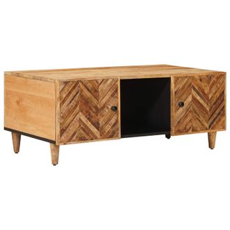 vidaXL Mesa De Caf&eacute; Marr&oacute;n 100 X 54 X 40 Cm Madera De Mango Maciza Vidaxl