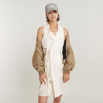 G-Star Hemdjurk Short - Wit - Dames