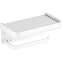 OEM Portarrollos De Papel Higi&eacute;nico, Soporte De Pared Para Toallas De Papel, Montaje Con Tornillos O Adhesivo, Apto Para Ba&ntilde;o Y Cocina - Blanco - Crezuo