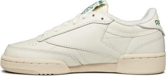 Reebok Women Club C 85 Vintage Sneaker, Chalk/Alabaster/Glen Green, 5.5