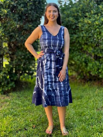 Hatley Sydney Midi Dress In Windowpane