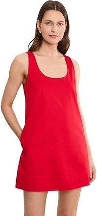 Joe's The Scoop Neck Mini Dress Womens Dress Cherry Red : LG, Cotton