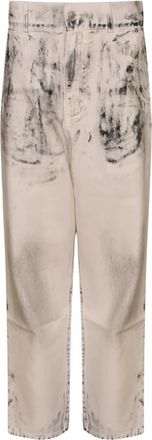 Moschino Stijlvolle Broek - Dames - Regular Fit Jeans - Roze - S - Jeans
