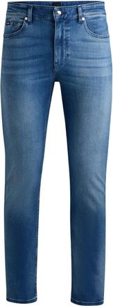 HUGO BOSS Delaware Jeans - Heren - Jeans - Blauw - Maat: W38 L32 Katoen