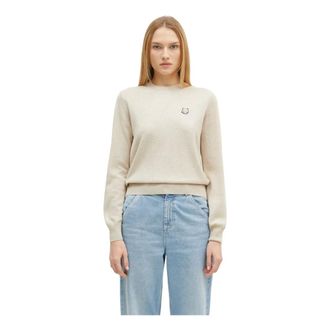 Maison Kitsun&eacute; Donna, Maglie, Beige, XS, new