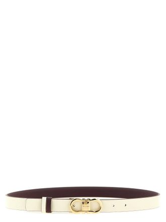 Ferragamo Doppio Gancini Belt - Plum