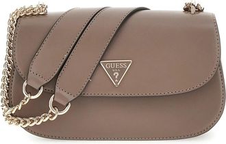 Guess Donker Taupe Schoudertas Daryna 2 - Dames - Schoudertassen - Bruin - ONE Size - Tassen
