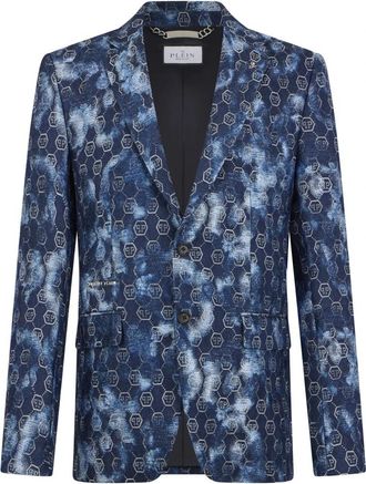 Philipp Plein Blazers - Heren - Blazers - Blauw - XL - Jassen