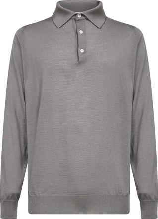 Lardini Tops, Heren, Grijs, 2Xl, Grijze T-shirts en Polos