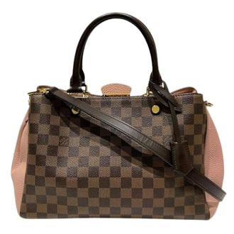 Louis Vuitton Pre-owned Handbags, female, Brown, Size: ONE SIZE Pre-owned Brittany Damier Handbag