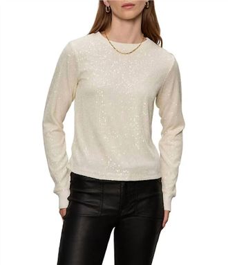 Sanctuary Sparkle Together Sweater In Chalk