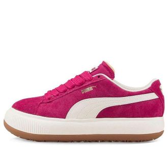 Puma (WMNS) PUMA Suede Mayu Up Wine Red Creamwhite 381650-06