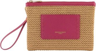 Pourchet Tassen, Dames, Roze, ONE Size, Leer, Cassis Pochette