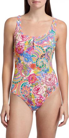 Johnny Was Zip Tank One Piece In Crispire