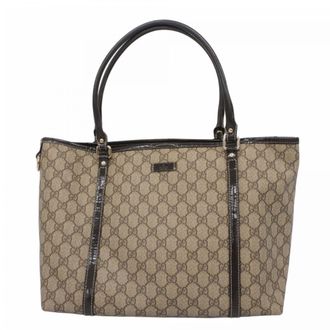 Gucci Brown Pvc Tote Bag (Pre-Owned)