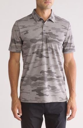 Travis Mathew Beachside Stealth Pima Cotton Blend Polo in Heather Grey at Nordstrom Rack, Size Xxx-Large